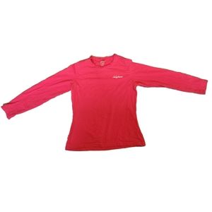 Bright red Helly Hansen shirt